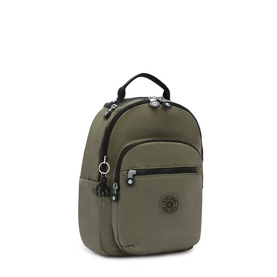 Kipling Seoul Small Tablet Backpacks Green Moss | CA 1615XY